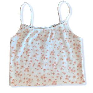Forever 21 Floral Crop Tank